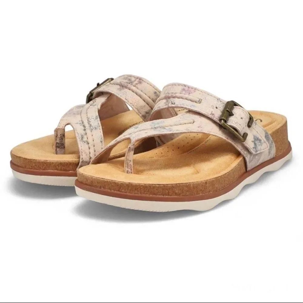 Clarks Brynn Madi Sand Slide Sandal Women's Size 9